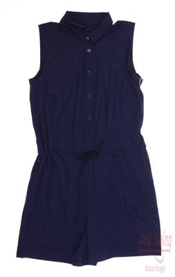 New W/ Logo Womens Kinona Golf Dress Medium M Navy Blue MSRP $179