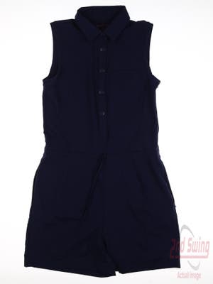 New W/ Logo Womens Kinona Golf Dress X-Small XS Navy Blue MSRP $179