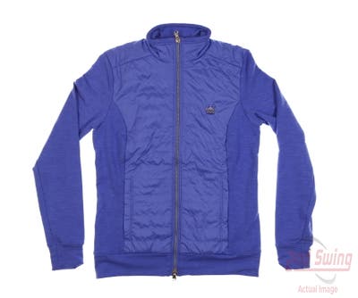 New W/ Logo Womens Fairway & Greene Jacket X-Small XS Blue MSRP $205