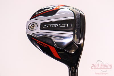 TaylorMade Stealth Plus Fairway Wood 3 Wood 3W 15° PX HZRDUS Smoke Red RDX 75 Graphite X-Stiff Right Handed 45.0in