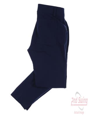 New Womens Belyn Key Commuter Cropped Pants X-Small XS x Navy Blue MSRP $138