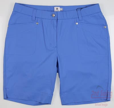 New Womens Daily Sports Golf Shorts 6 Blue MSRP $126