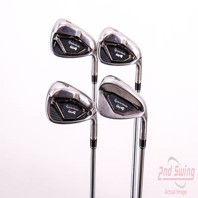 TaylorMade M4 Iron Set 8-PW AW FST KBS MAX 85 Steel Stiff Right Handed 36.75in