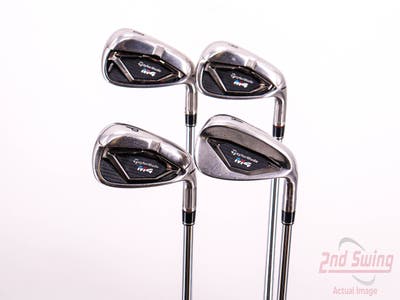 TaylorMade M4 Iron Set 8-PW AW FST KBS MAX 85 Steel Stiff Right Handed 36.75in