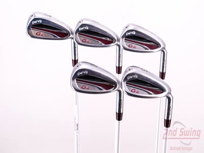 Ping G LE 2 Iron Set 7-PW SW ULT 240 Lite Graphite Ladies Right Handed Black Dot 36.75in