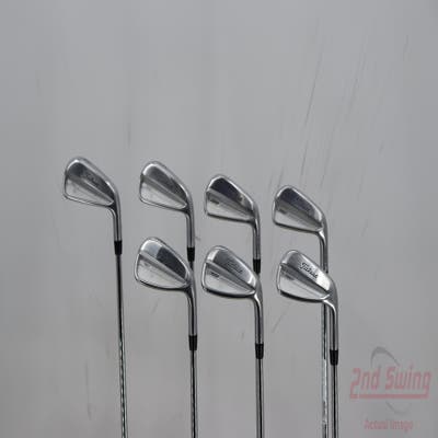 Titleist 2023 T150 Iron Set 4-PW Stock Steel Shaft Steel Stiff Right Handed -1 Degrees Flat 38.0in