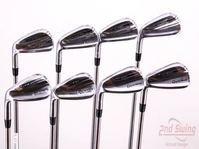 TaylorMade 2019 P790 Iron Set 4-PW AW Accra iSeries 115 Steel Shaft Steel Stiff Left Handed 38.75in