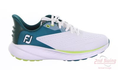 New Womens Golf Shoe Footjoy Flex XP Medium 7 White/Green MSRP $110 95423
