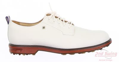 New Mens Golf Shoe Footjoy Premiere DJ Medium 8 White MSRP $220 53989