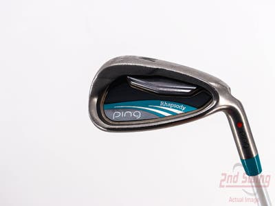 Ping 2015 Rhapsody Single Iron Pitching Wedge PW Ping ULT 220i Ultra Lite Graphite Ladies Right Handed Red dot 35.0in