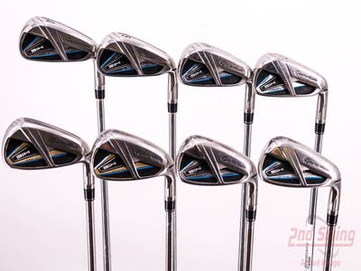 TaylorMade SIM MAX Iron Set 4-PW AW FST KBS Tour Steel Stiff Right Handed 38.0in