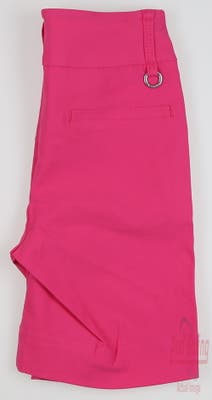 New Womens Daily Sports Golf Shorts 4 Pink MSRP $126