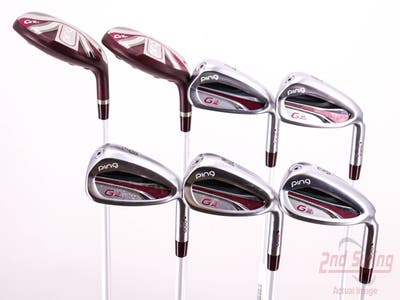 Ping G LE 2 Iron Set 5H 6H 7-PW SW ULT 240 Lite Graphite Ladies Right Handed Black Dot 36.5in
