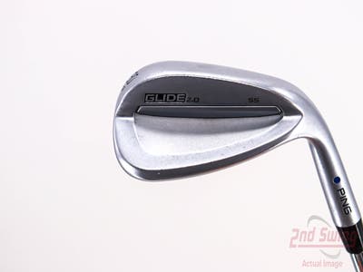 Ping Glide 2.0 Wedge Lob LW 58° 10 Deg Bounce Nippon NS Pro Modus 3 Tour 105 Steel Stiff Right Handed Blue Dot 35.75in