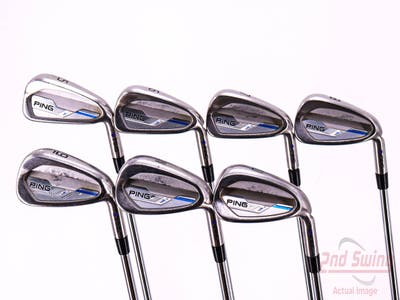 Ping 2015 i Iron Set 5-PW AW Ping CFS Distance Steel Senior Right Handed Purple dot 38.0in