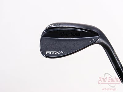 Cleveland RTX 4 Black Satin Wedge Sand SW 54° 10 Deg Bounce Dynamic Gold Tour Issue S400 Steel Stiff Right Handed 35.5in