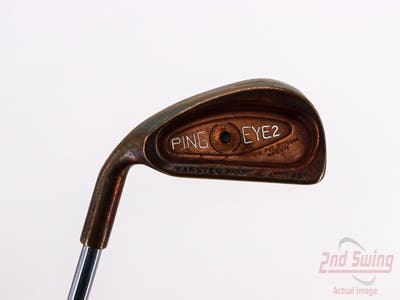 Ping Eye 2 Beryllium Copper Single Iron 1 Iron True Temper TT Lite Steel Stiff Left Handed Black Dot 40.75in