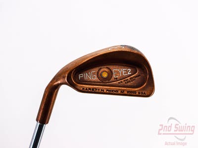 Ping Eye 2 Beryllium Copper Single Iron 3 Iron Ping Microtaper Steel Stiff Left Handed Yellow Dot 39.0in