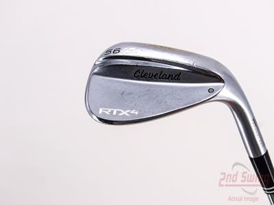 Cleveland RTX 4 Tour Satin Wedge Sand SW 56° 8 Deg Bounce Stock Steel Shaft Steel Wedge Flex Right Handed 35.5in