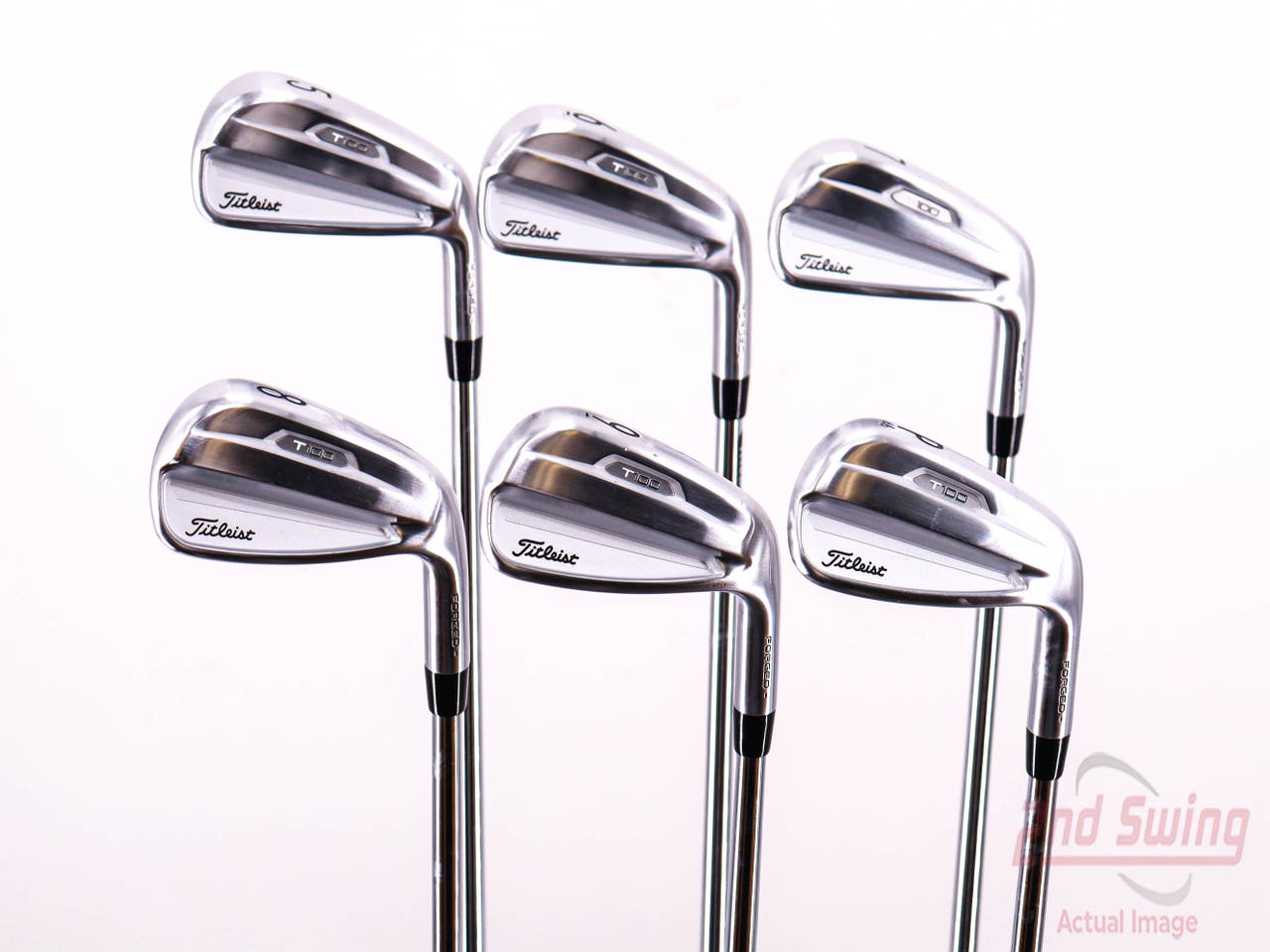 Titleist 2021 T100 Iron Set 5-PW Project X LZ 6.0 Steel Stiff Right Handed 38.5in