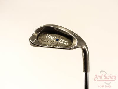 Ping Zing Wedge Sand SW Ping KT-M Steel Regular Right Handed Blue Dot 35.5in