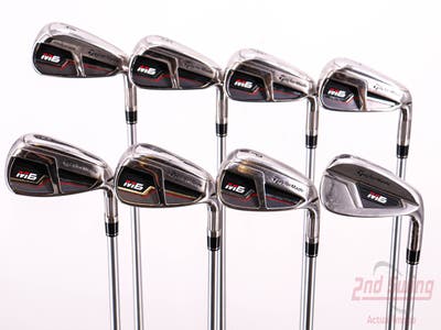 TaylorMade M6 Iron Set 4-PW AW FST KBS Tour C-Taper 120 Steel Stiff Right Handed 38.25in