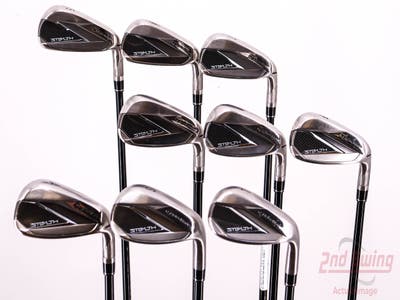 TaylorMade Stealth Iron Set 5-PW AW SW LW Fujikura Ventus Red 5 Graphite Senior Right Handed 38.75in