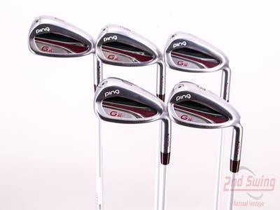 Ping G LE 2 Iron Set 8-PW GW SW ULT 240 Lite Graphite Ladies Right Handed Black Dot 36.0in