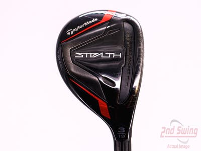 TaylorMade Stealth Rescue Hybrid 3 Hybrid 19° PX HZRDUS Smoke Black RDX 80 Graphite Stiff Right Handed 40.75in
