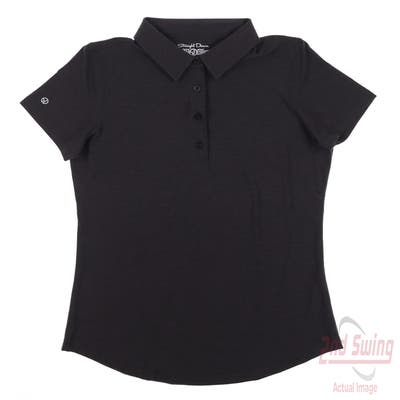 New Womens Straight Down Abbot Polo Small S Gray MSRP $93