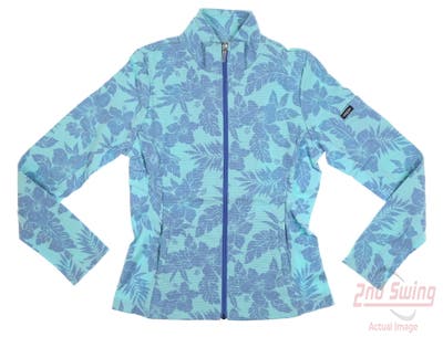 New Womens Straight Down Paradise Jacket Small S Blue MSRP $113