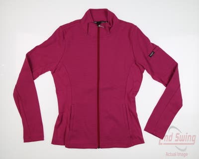 New Womens Straight Down Swing Jacket Small S Pink MSRP $110