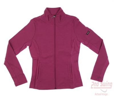 New Womens Straight Down Swing Jacket Small S Pink MSRP $110