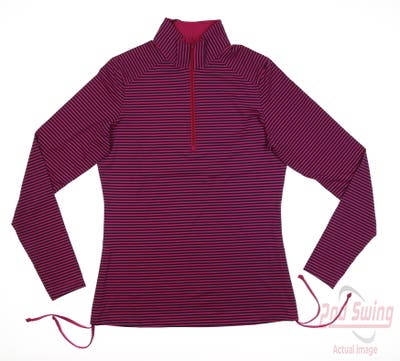 New Womens Straight Down Savannah 1/4 Zip Pullover Small S Multi MSRP $100