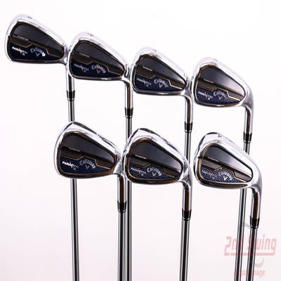 Mint Callaway Paradym X Iron Set 5-PW AW PX HZRDUS Silver Gen4 65 Graphite Regular Right Handed 38.25in
