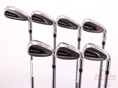 TaylorMade Stealth HD Iron Set 5-PW AW Fujikura Speeder NX 50 Graphite Regular Right Handed 38.0in
