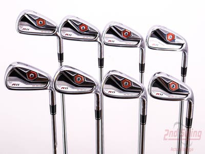 TaylorMade R11 Iron Set 3-PW FST KBS 90 Steel Stiff Right Handed 38.5in