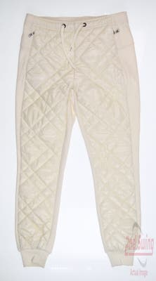 New Womens Ralph Lauren RLX Pants X-Small XS x Off White MSRP $278