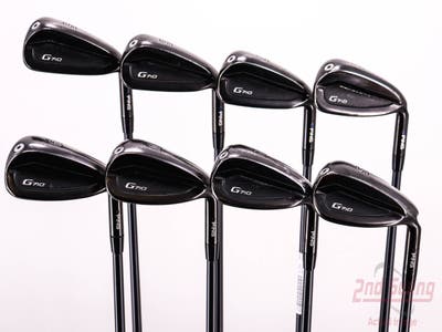 Ping G710 Iron Set 5-PW AW SW ALTA CB Red Graphite Senior Right Handed Blue Dot 38.75in