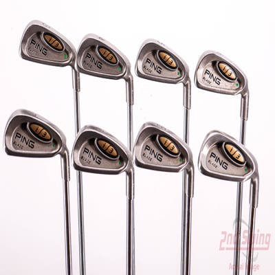 Ping i3 Blade Iron Set 3-PW Ping JZ Steel X-Stiff Right Handed Green Dot 38.5in