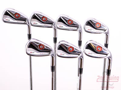 TaylorMade R11 Iron Set 5-PW SW FST KBS 90 Steel Stiff Right Handed 38.25in