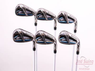 TaylorMade SIM MAX OS Iron Set 6-PW AW Aldila NV 45 Graphite Ladies Right Handed 37.0in