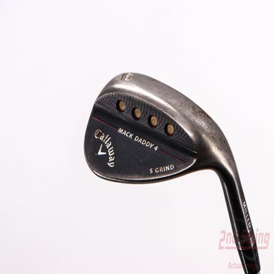 Callaway Mack Daddy 4 Black Wedge Lob LW 60° 10 Deg Bounce S Grind Dynamic Gold Tour Issue S200 Steel Wedge Flex Right Handed 36.0in