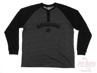 New W/ Logo Mens Level Wear Golf Long Sleeve T-Shirt X-Large XL Gray MSRP $40