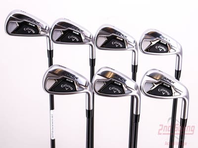 Mint Callaway Apex DCB 21 Iron Set 5-PW AW FST KBS MAX Graphite 65 Graphite Regular Right Handed 38.0in