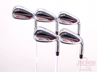 Ping G LE 2 Iron Set 8-PW GW SW ULT 240 Lite Graphite Ladies Right Handed Black Dot 36.25in