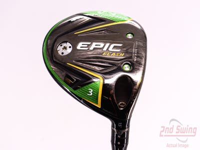 Callaway EPIC Flash Fairway Wood 3 Wood 3W 15° PX EvenFlow Riptide CB 60 Graphite Regular Right Handed 43.5in