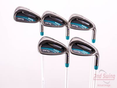 Ping 2015 Rhapsody Iron Set 7-PW GW Ping ULT 220i Lite Graphite Ladies Right Handed Purple dot 36.5in