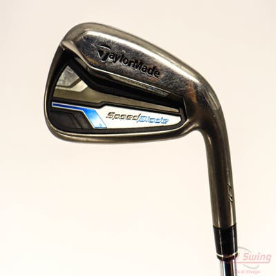 TaylorMade Speedblade Single Iron 6 Iron Stock Steel Shaft Steel Uniflex Right Handed 38.0in