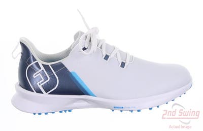 New Mens Golf Shoe Footjoy 2023 FJ Fuel Medium 9.5 Gray Blue MSRP $130 55454